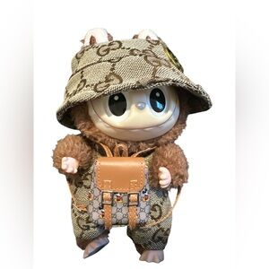 NEW Luxury Clothes For Popmart Labubu Doll -CLOTHES ONLY and backpack